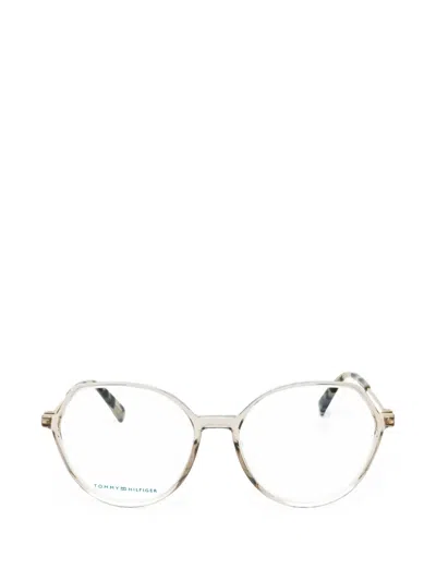 Tommy Hilfiger Geometric-frame Glasses In Transparent