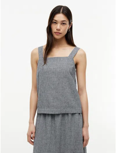 Tommy Hilfiger Gingham Linen In Blue