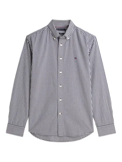 Tommy Hilfiger Gingham-check Button-down Shirt In Blue