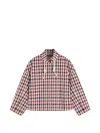 Tommy Hilfiger Gingham-check Drawstring Jacket In Multi
