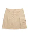 Tommy Hilfiger Girl's A-line Pleated Skirt In Irish Cream