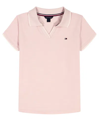 Tommy Hilfiger Kids' Girls' 7-16 Johnny Collar Polo Shirt In Pattern