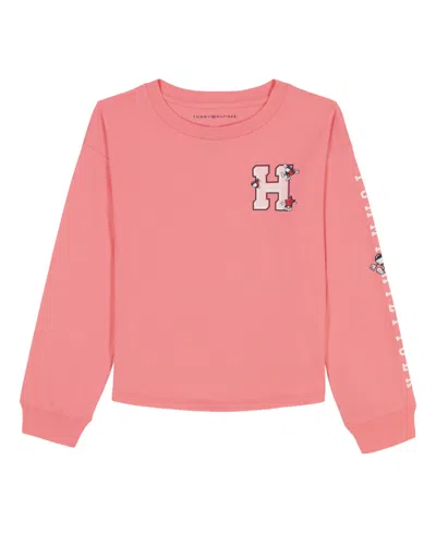 Tommy Hilfiger Kids' Girls 7-16 Mascot Long Sleeve T-shirt In Multi