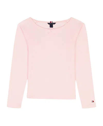 Tommy Hilfiger Kids' Girls 7-16 Scoop Neck Top In Pink