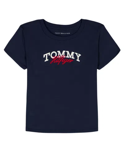 Tommy Hilfiger Kids' Girls' 7-16 Short-sleeve T-shirt In Black