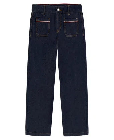 Tommy Hilfiger Kids' Girls 7-16 Wide Leg Denim Jeans In Blue
