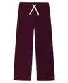 Tommy Hilfiger Girls 7-16 Wide Leg Joggers In Burgundy