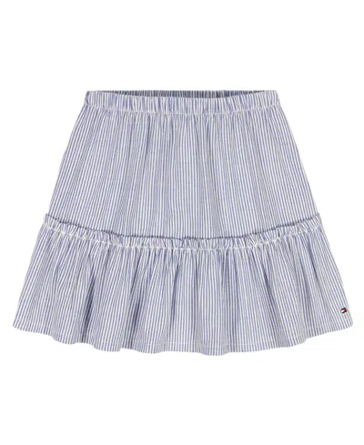 Tommy Hilfiger Kids' Girls' 7-16 Ithica Stripe Tiered Skirt In Multi