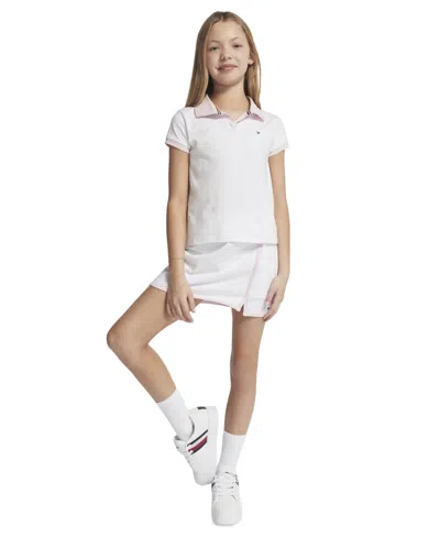 Tommy Hilfiger Kids' Girls' 7-16 Pull-on Tennis Polo Skort In White