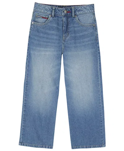 Tommy Hilfiger Kids' Girls' 7-16 Wide-leg Jeans In Blue