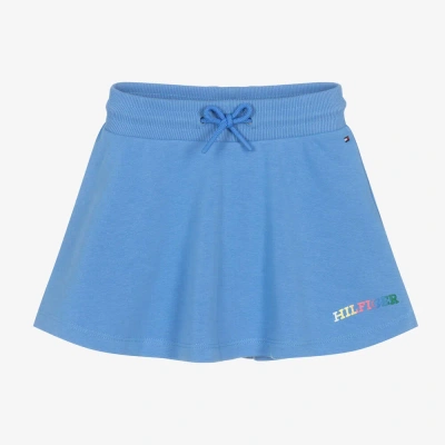 Tommy Hilfiger Kids' Girls Blue Cotton Jersey Skirt