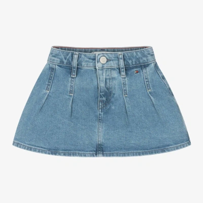 Tommy Hilfiger Kids' Girls Blue Denim Skirt
