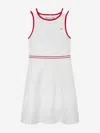 Tommy Hilfiger Girls Contrast Binding Skater Dress In White