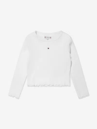 Tommy Hilfiger Babies' Girls Essential Rib Top In White