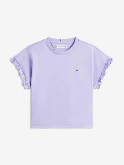 Tommy Hilfiger Babies'  Girls Essential Top In Purple