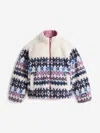 Tommy Hilfiger Girls Fair Isle Teddy Jacket In White