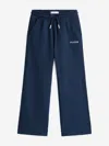 Tommy Hilfiger Girls Hilfiger Flag Wide Joggers In Blue