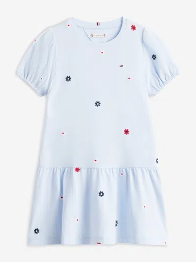 Tommy Hilfiger Babies'  Girls Light Knit Dress In Blue