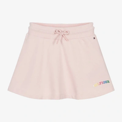 Tommy Hilfiger Kids' Girls Pink Cotton Jersey Skirt