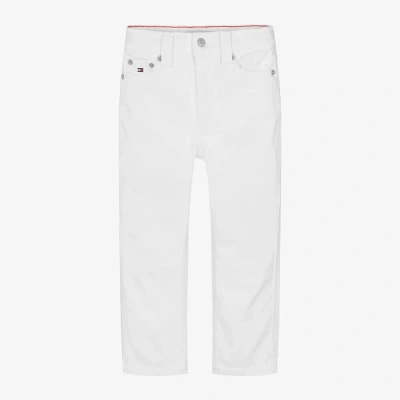 Tommy Hilfiger Kids' Girls White Denim Wde Leg Jeans