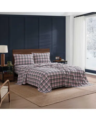 TOMMY HILFIGER TOMMY HILFIGER GLENBROOK PLAID COTTON FLANNEL SHEET SET