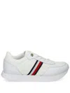 Tommy Hilfiger Global Stripe Essential Sneakers In White
