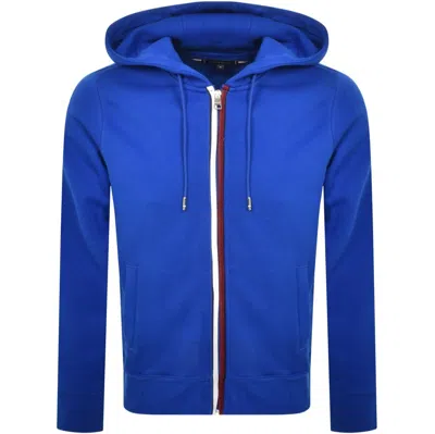 Tommy Hilfiger Global Stripe Full Zip Hoodie Blue