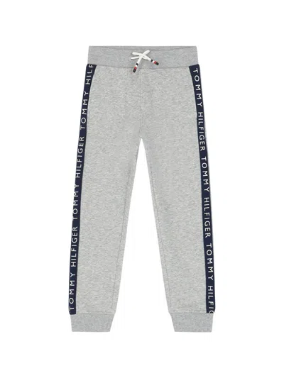 Tommy Hilfiger Kids' Glow In The Dark Sweatpants In Grey