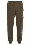 Tommy Hilfiger Gmd El Cuff Corduroy Cargo Pants In Verde