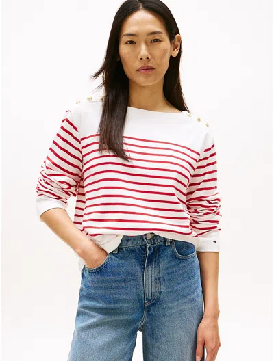 Tommy Hilfiger Gold In Red