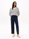 Tommy Hilfiger Gold Button Pant In Dark Night Navy
