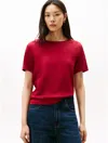 Tommy Hilfiger Gold Button In Red