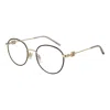 Tommy Hilfiger Gold Metal Glasses (frames) In Multi