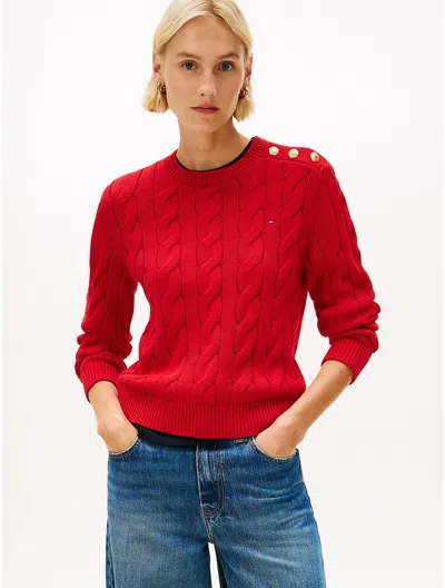 Tommy Hilfiger Gold In Red