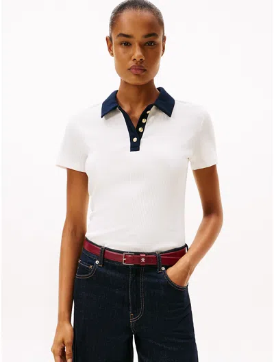 Tommy Hilfiger Gold In White