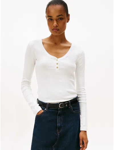 Tommy Hilfiger Gold In White
