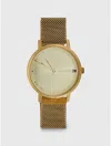 Tommy Hilfiger Gold Watch With Magnetic Strap In Gold