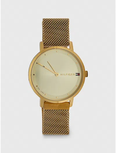 Tommy Hilfiger Gold Watch With Magnetic Strap