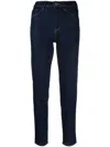 Tommy Hilfiger Gramercy High-rise Tapered Jeans In Blue