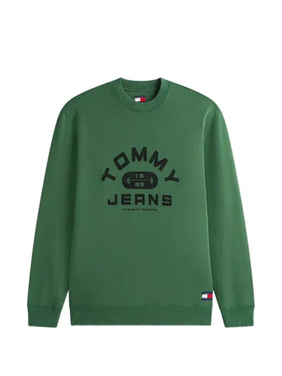 Tommy Hilfiger Graphic Crewneck Jumper In Green