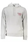 Tommy Hilfiger Elegant Gray Cotton Hooded Sweatshirt In Gray