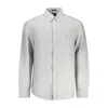 Tommy Hilfiger Gray Cotton Men Shirt In Gray