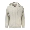 Tommy Hilfiger Gray Cotton Men Sweater In Neutral