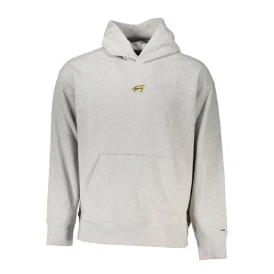 TOMMY HILFIGER GRAY COTTON MEN SWEATER