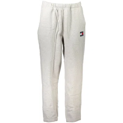 Tommy Hilfiger Gray Cotton Pant In White