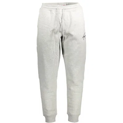 Tommy Hilfiger Gray Cotton Pant In White