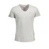 Tommy Hilfiger Gray Polyester Men T-shirt