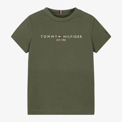 Tommy Hilfiger Babies' Green Cotton Jersey T-shirt