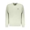 Tommy Hilfiger Green Cotton Men Sweater In Green