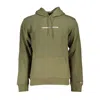 TOMMY HILFIGER GREEN COTTON SWEATER